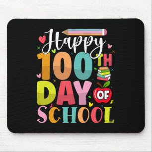 Tapis De Souris Joyeux 100e jour de l'école 100 jours de l'enseign