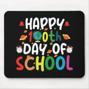 Tapis De Souris Joyeux 100e jour d'école enseignant élève