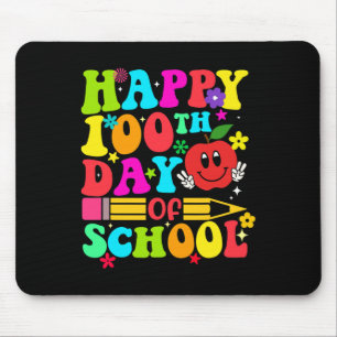 Tapis De Souris Joyeux 100ème Jour De L'École Rétro 100 Jours Ense