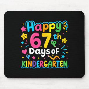 Tapis De Souris Joyeux 67e jour d'école maternelle Mème 67 enfants