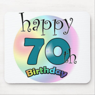 Tapis De Souris Joyeux 70e anniversaire