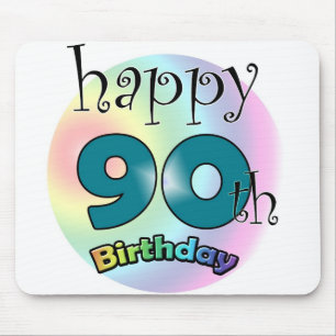 Tapis De Souris Joyeux 90ème anniversaire