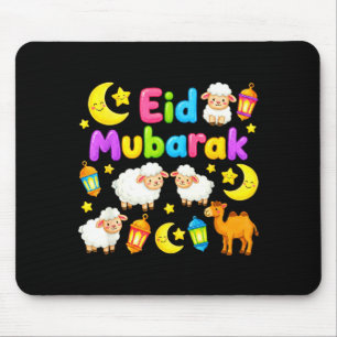 Tapis De Souris Joyeux eid mubarak pour les enfants musulmans eid