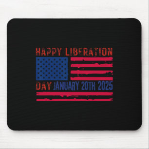 Tapis De Souris Joyeux Jour de Libération Amérique Trump 2025 Est