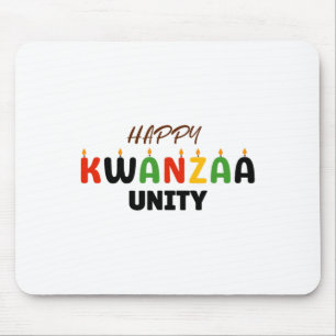 Tapis De Souris Joyeux Kwanzaa Kinara-sept Principes De Kwanzaa U