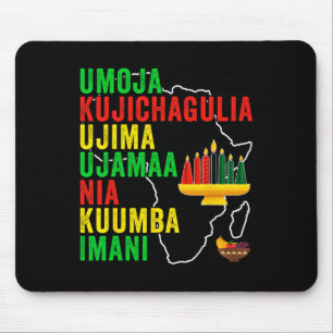 Tapis De Souris Joyeux Kwanzaa Sept Principes Des Femmes De Kwanza