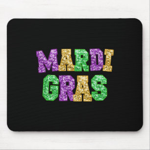 Tapis De Souris Joyeux Mardi Gras Mardi Carnaval Festival Par