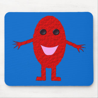 Tapis De Souris Joyeux Mousepad de Raisin Rouge