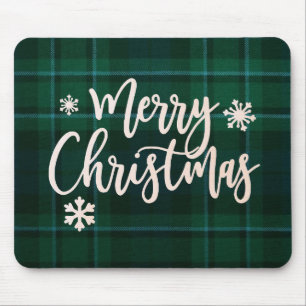 Tapis De Souris Joyeux mousepad plaid Noël