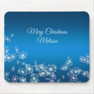 Tapis De Souris Joyeux Noël. Carte de voeux. Nom