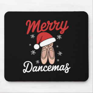 Tapis De Souris Joyeux Noël de danse Llet Professeur de danse Noël