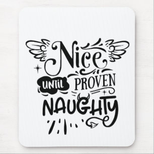Tapis De Souris Joyeux Noël Jusqu'à Prouvé Vilain Drôle de Père No