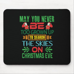 Tapis De Souris Joyeux Noël Le Ciel Le Soir De Noël