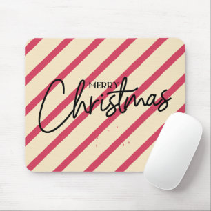 Tapis De Souris Joyeux Noël Lettres de calligraphie sympa Bonbons