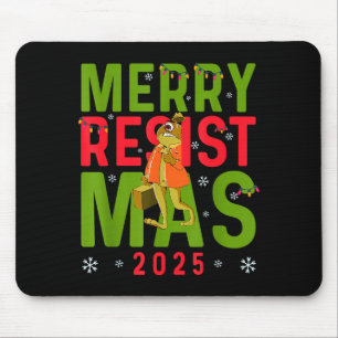 Tapis De Souris Joyeux Noël Merry Resistmas 2025 Portland Grenouil