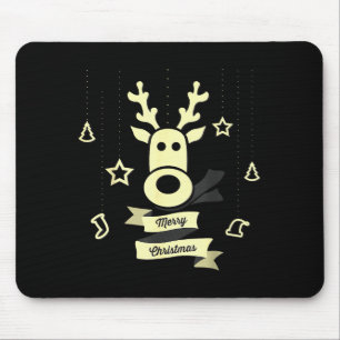 Tapis De Souris Joyeux Noël Renne Mignon