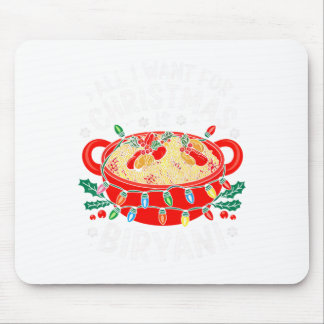 Tapis De Souris Joyeux Noël Tout Ce Que Je Veux Pour Noël Biryani