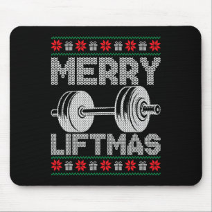 Tapis De Souris Joyeux Noël Vilain Gymnase de Noël Entraînement Am