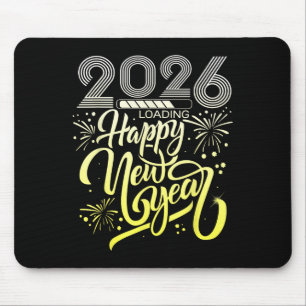 Tapis De Souris Joyeux Nouvel An 2026 Fireworks Chargement Nouvel