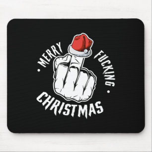 Tapis De Souris Joyeux Nouvel An Noël Hommes Inappropriés Adulte