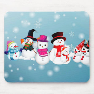Tapis De Souris Joyeux Snowmen