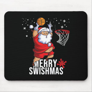 Tapis De Souris Joyeux Swishmas Père Noël Bysketbyll Pajamas de No