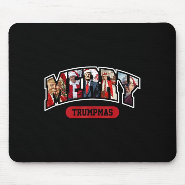 Tapis De Souris Joyeux Trumpmas Noël Trump Débardeur du pyjama (Devant)