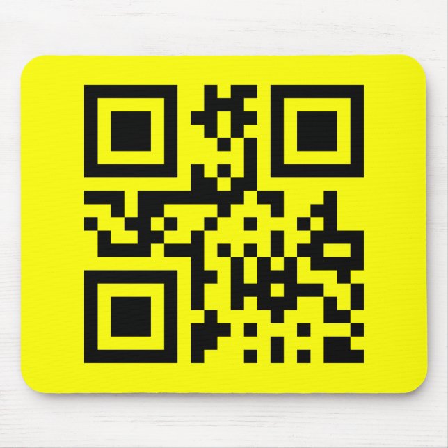 Tapis De Souris ‹ Joyeux visage souriant Emoji — Code QR (Devant)