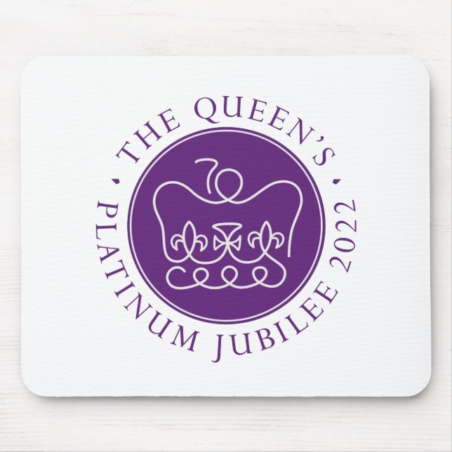 Tapis De Souris Jubilé de platine de la reine (Devant)