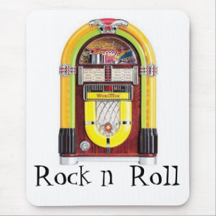 Tapis De Souris juke-box, petit pain de la roche n