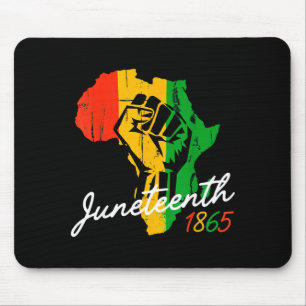 Tapis De Souris Juneteenth afro-américain 1865afrique en hausse