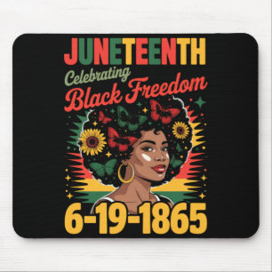 Tapis De Souris Juneteenth célébrant la liberté noire histoire noi