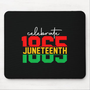 Tapis De Souris Juneteenth Célébrer la liberté noire 1865 Histoire