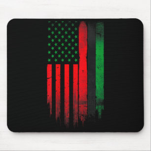 Tapis De Souris juneteenth rouge vert histoire noir américain afri
