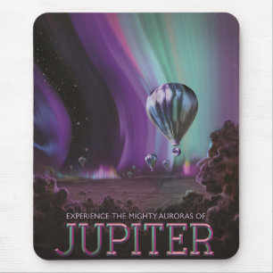 Tapis De Souris Jupiter Travel by Hot Air Balloon Bighty Aurora