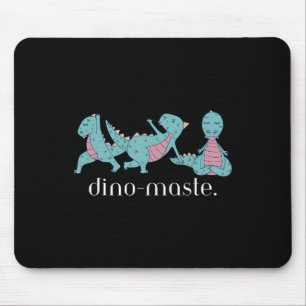 Tapis De Souris Juric Yoga Dinosaure Dino-maste Vibes Zen Drôle