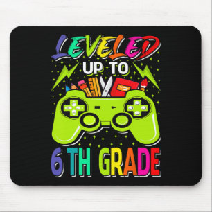 Tapis De Souris Jusqu'À La 6E Année Gamer Retour À L'École Premièr
