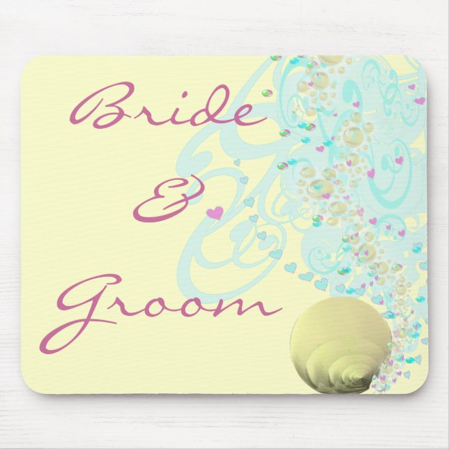 Tapis De Souris Juste Mariage de plage (Devant)