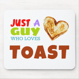 Tapis De Souris Juste un gars qui aime Toast Laptop Sleeve