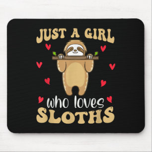 Tapis De Souris Juste Une Fille Qui Aime Les Fentes Drôle Fantasti