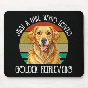 Tapis De Souris Juste Une Fille Qui Aime Les Golden Retrievers