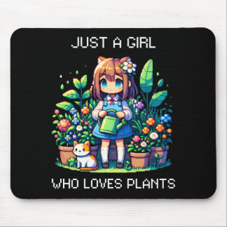 Tapis De Souris Juste une fille qui aime les Plantes