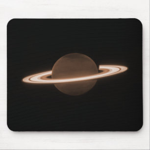 Tapis De Souris JWST télescope spatial James Webb Saturne infrarou