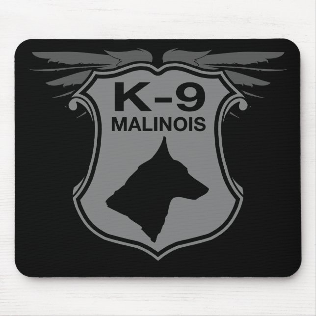 Tapis De Souris K-9 Malinois Mousepad (Devant)