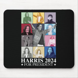 Tapis De Souris Kamala Harris 2024 Madame la Présidente Élections 