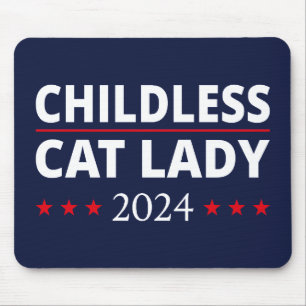 Tapis De Souris Kamala Harris - Enfless Cat Lady 2024 III