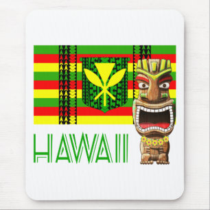 Tapis De Souris Kanaka tribal Maoli et Tiki