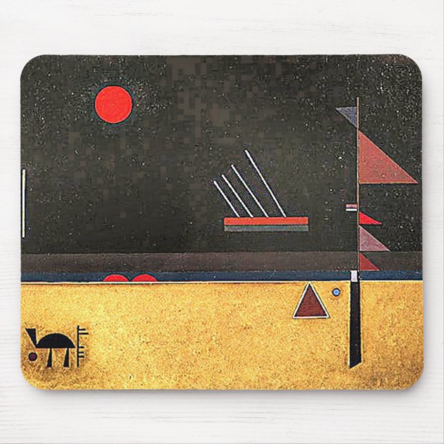 Tapis De Souris Kandinsky - Brownish, art abstrait (Devant)