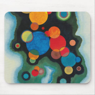 Tapis De Souris Kandinsky Deepened Impulse Abstract Oil on Canvas