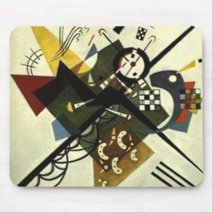 Tapis De Souris Kandinsky Sur White II